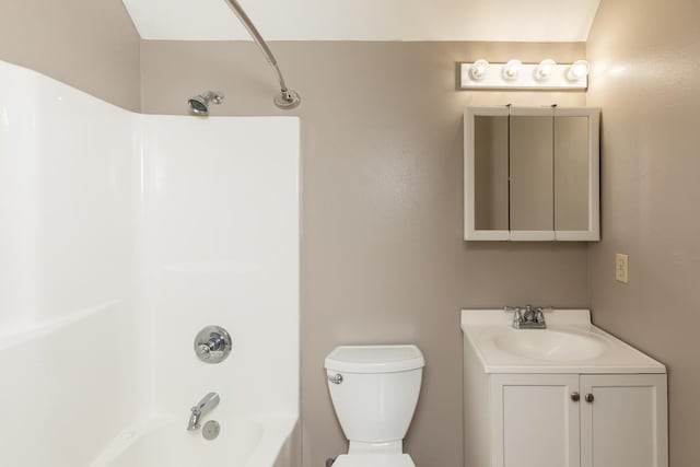 3075 Shivers St, Vidor, TX 77662 - full bath with vanity, shower / tub combination, and toilet
