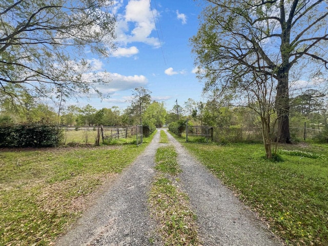 view of road