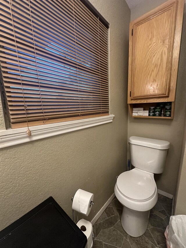 bathroom featuring toilet