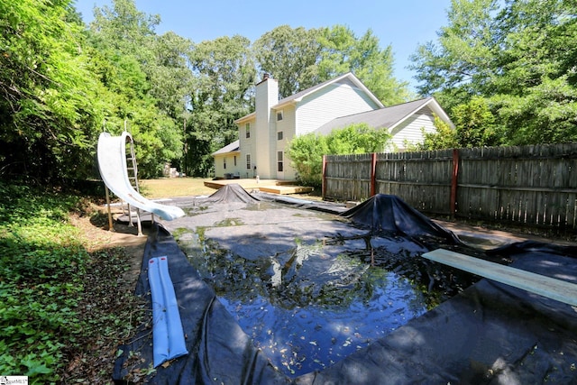 view of pool