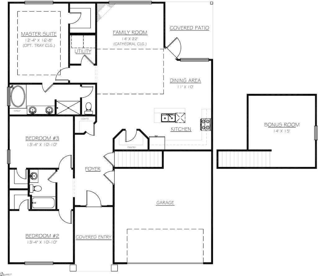 620 Forden Dr, Wellford, SC 29385 - plan