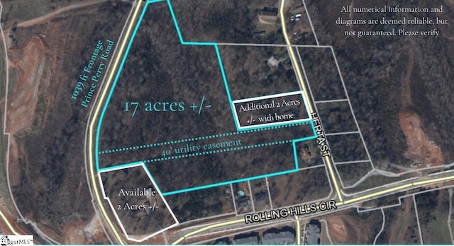 00 Prince Perry Road Herta Street, Easley SC, 29640 land for sale