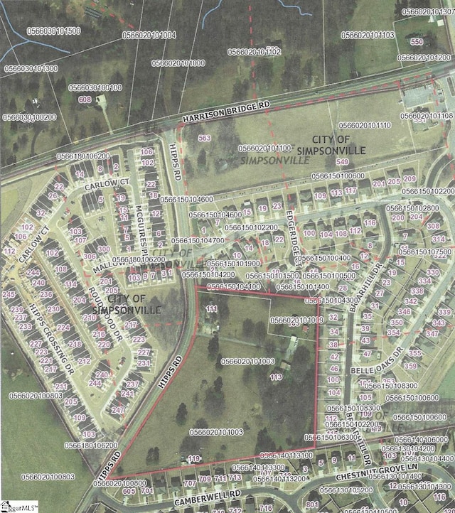 109 Hipps Rd, Simpsonville SC, 29680 land for sale