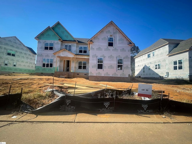 view of property in mid-construction