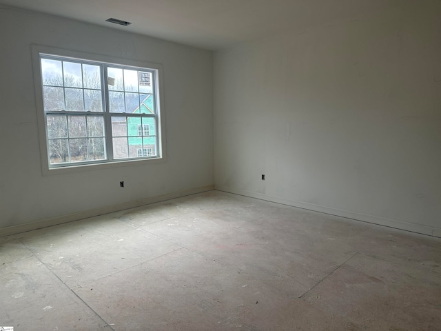 view of unfurnished room