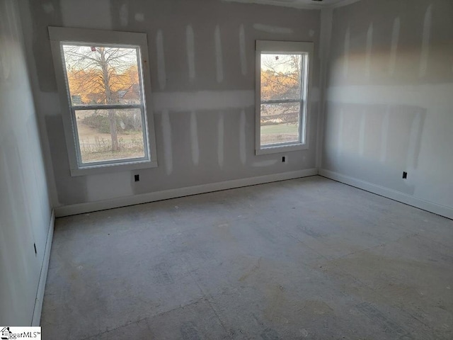 view of unfurnished room