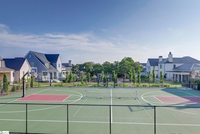 view of basketball court