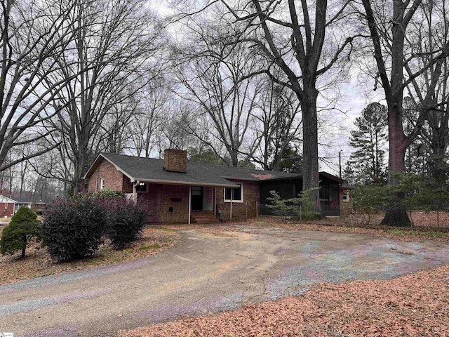 view of ranch-style house