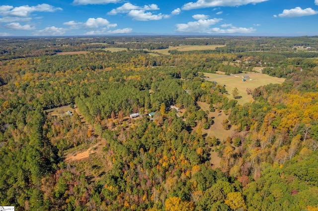 view of aerial view