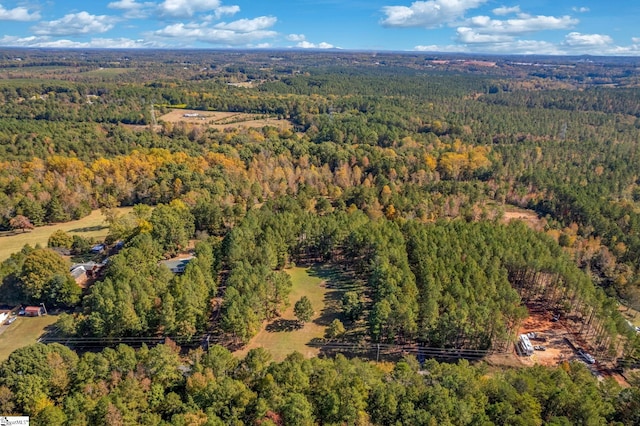 view of aerial view