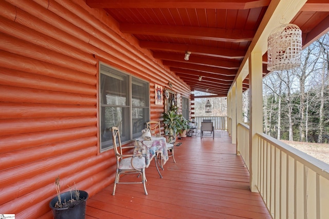 728 Tall Oak Trl, Seneca, SC 29678 - view of wooden terrace
