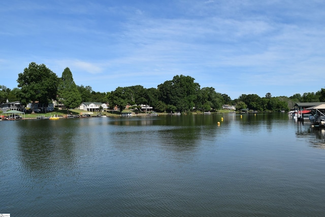 view of water feature