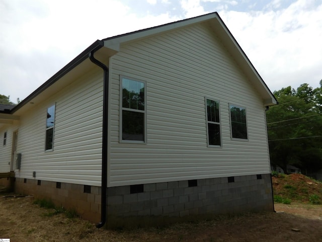 view of side of home