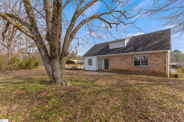 view of back of property