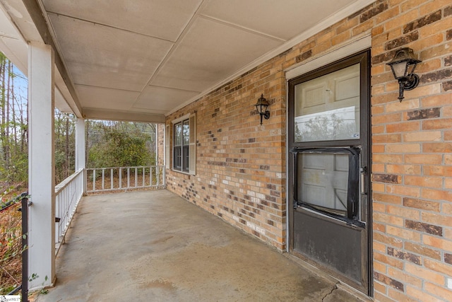 view of patio / terrace featuring a porch