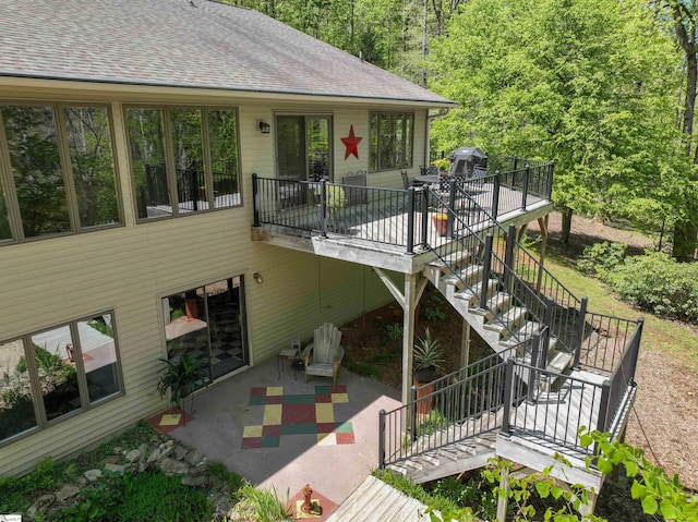 exterior space featuring a patio area