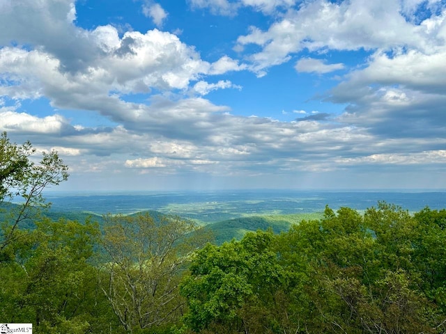 mountain view featuring a water view