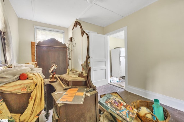 miscellaneous room with wood-type flooring