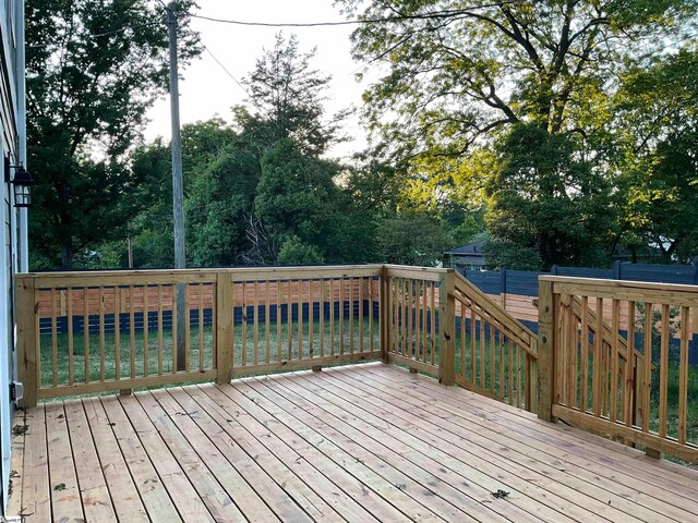 view of deck