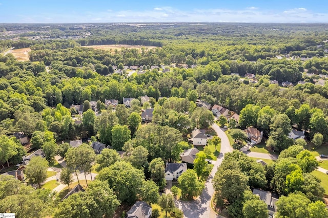 view of drone / aerial view