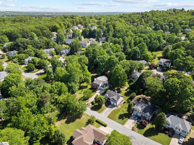 view of aerial view