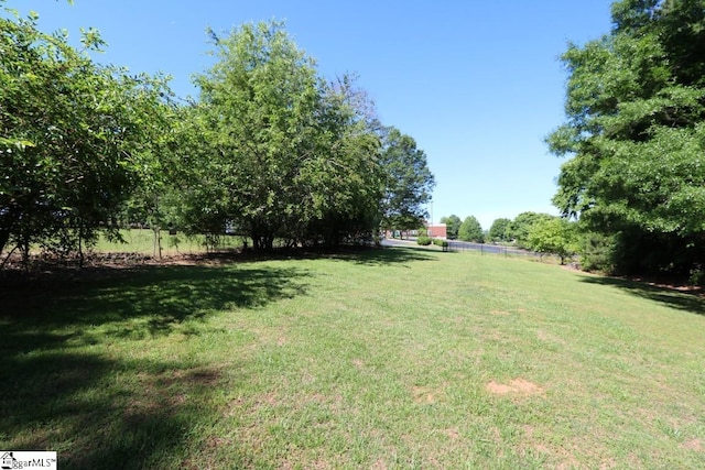 view of yard featuring a rural view