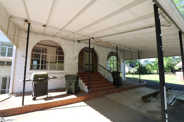 view of patio / terrace with grilling area