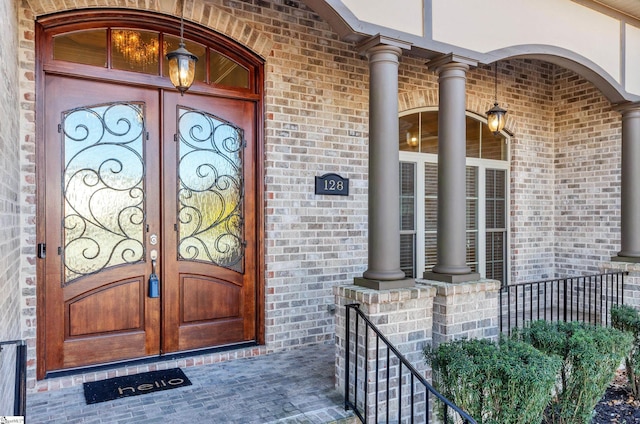 view of entrance to property