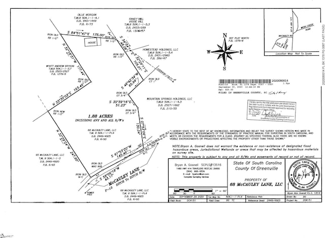 00 Mccauley Ln, Travelers Rest SC, 29690 land for sale