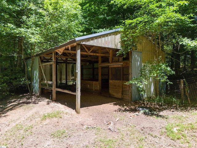 view of outbuilding