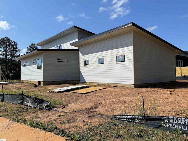 view of rear view of property