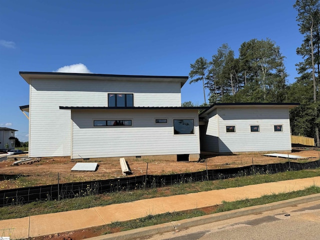 view of rear view of property