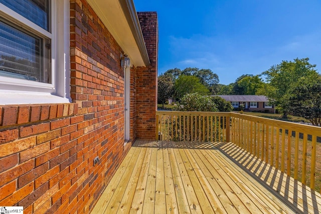 view of deck