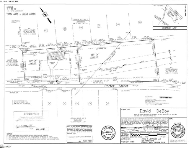 00 Porter St, Wellford SC, 29385 land for sale