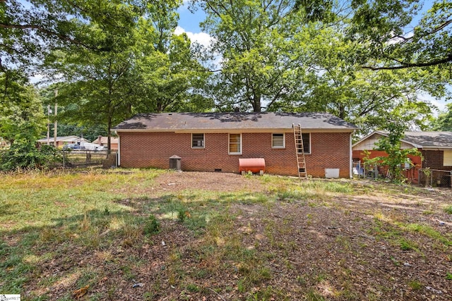 view of back of property