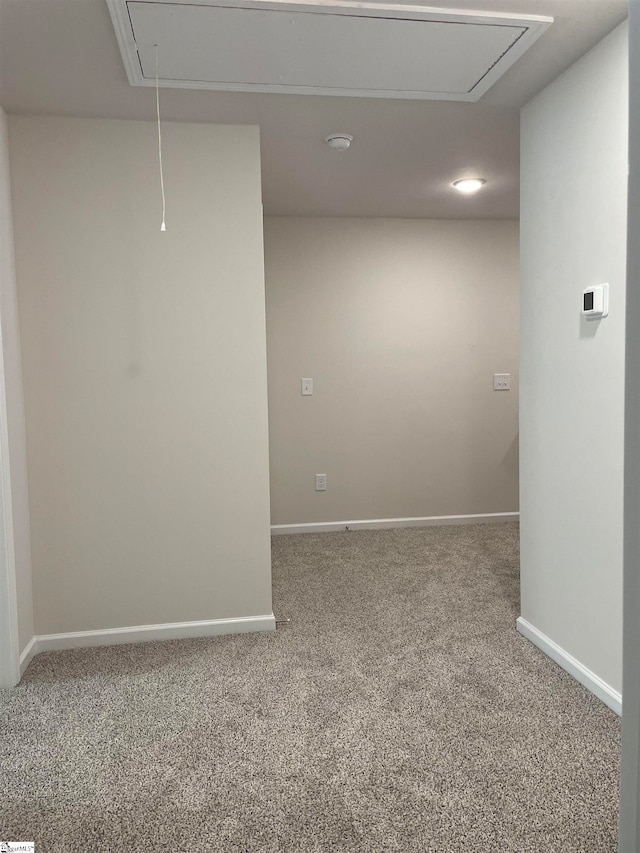 empty room with carpet flooring