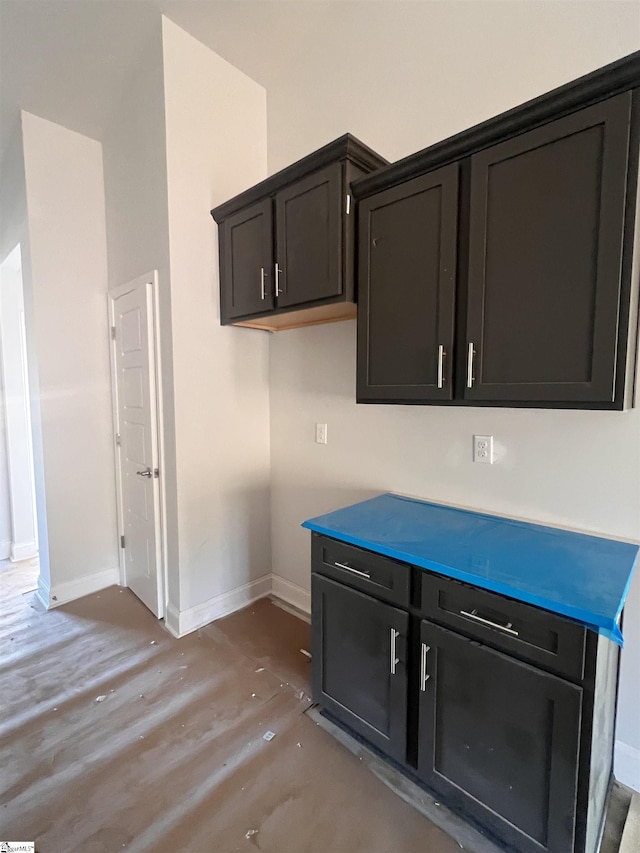 kitchen featuring baseboards