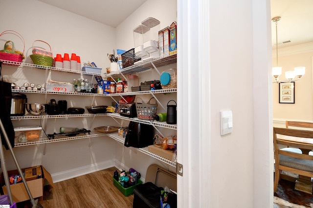 storage area featuring visible vents