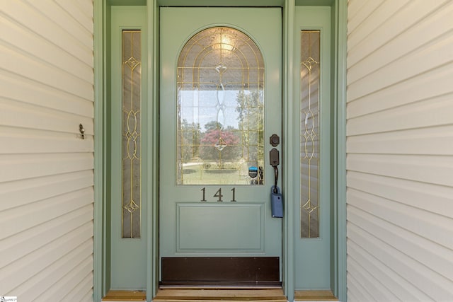 view of property entrance