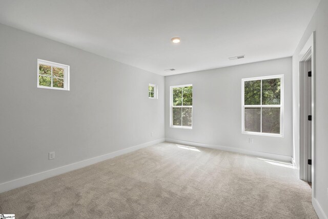 unfurnished room featuring carpet floors