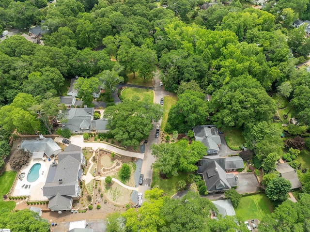 bird's eye view featuring a residential view