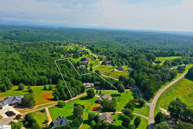 302 Meadowlark Ln, Seneca, SC 29672 - aerial view featuring a view of trees