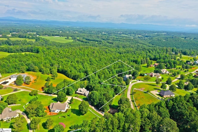 302 Meadowlark Ln, Seneca, SC 29672 - bird's eye view featuring a wooded view