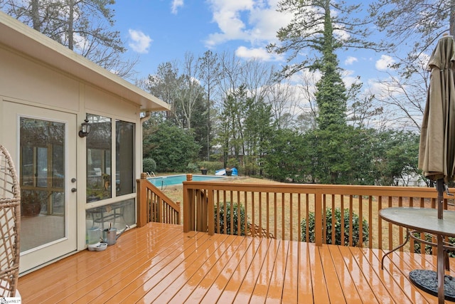 view of deck