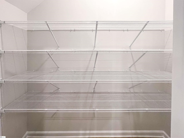 view of pantry