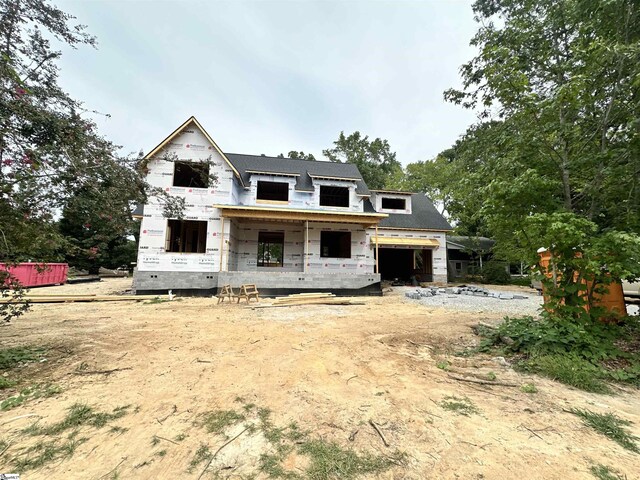 view of property in mid-construction