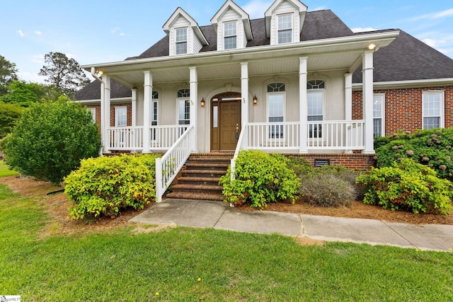 view of front facade with a porch