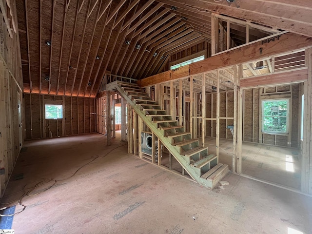 view of horse barn