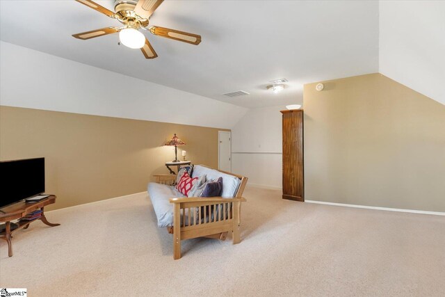 bedroom with ceiling fan, crown molding, a closet, and carpet