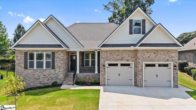 18 Double Crest Dr Lot 5, Taylors, SC 29685 - craftsman inspired home with a garage and a front yard